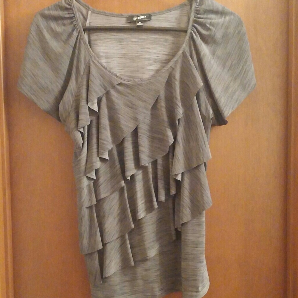 **Gray dress shirt
